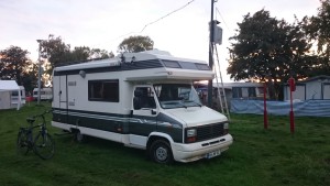 In Biederitz auf dem Campingplatz lässt es sich für ein paar Tage ganz gut leben.